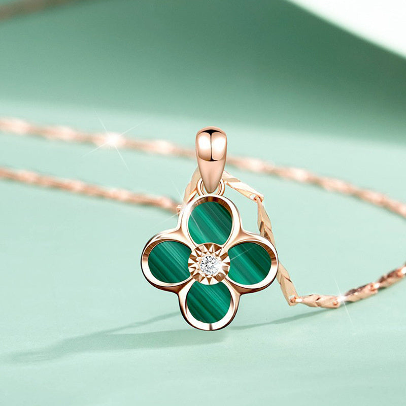 Women's Clover Sterling Silver Necklace