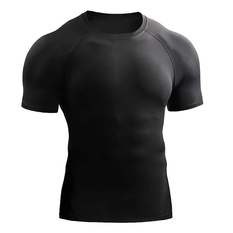 Workout Clothes, Short Sleeve Men's Quick Drying Clothes