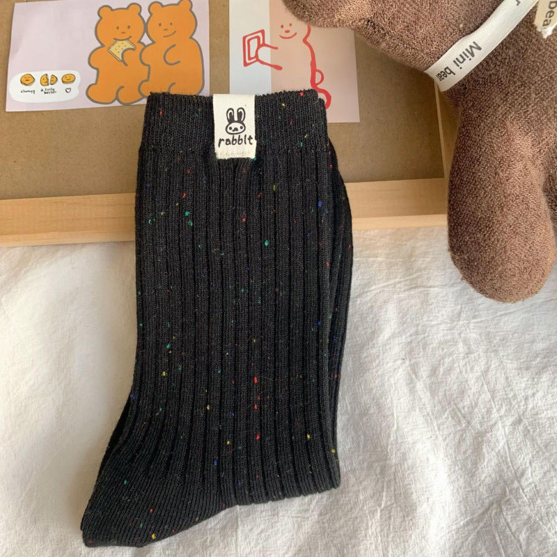 Retro Long Cotton Socks for women