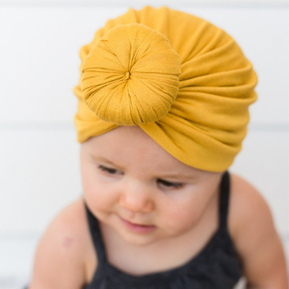 Children's turban hat, baby knotted Indian beanie