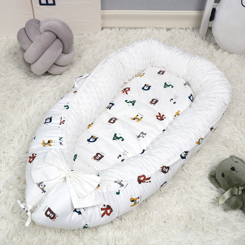 Household Baby Bed, Bubble Fleece Bedding Kit