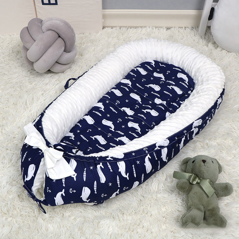 Household Baby Bed, Bubble Fleece Bedding Kit