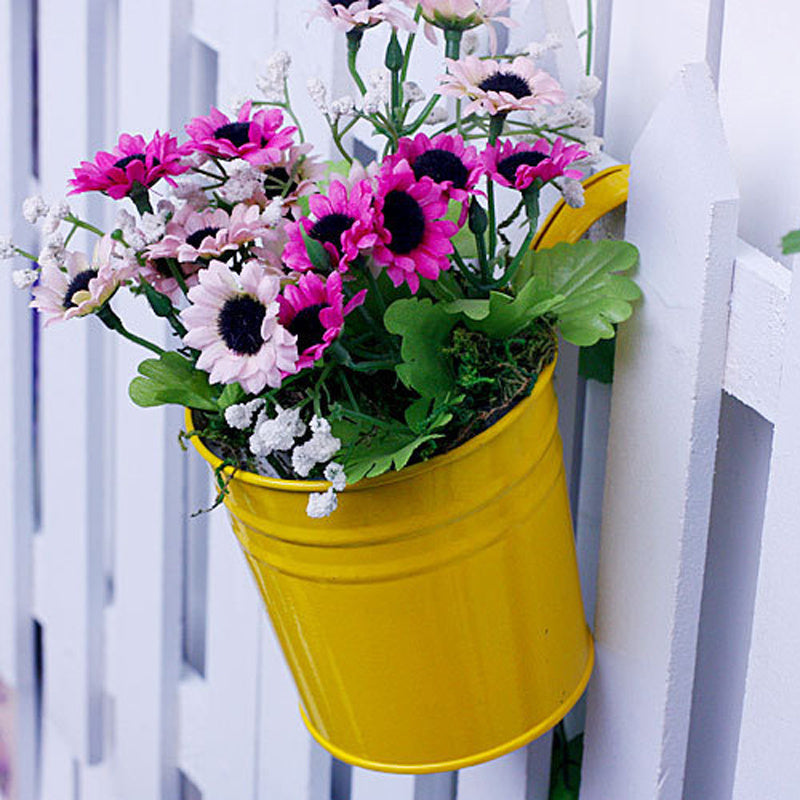 Hanging Flower Pots, Outdoor Holder Basket for Wall Decoration Garden