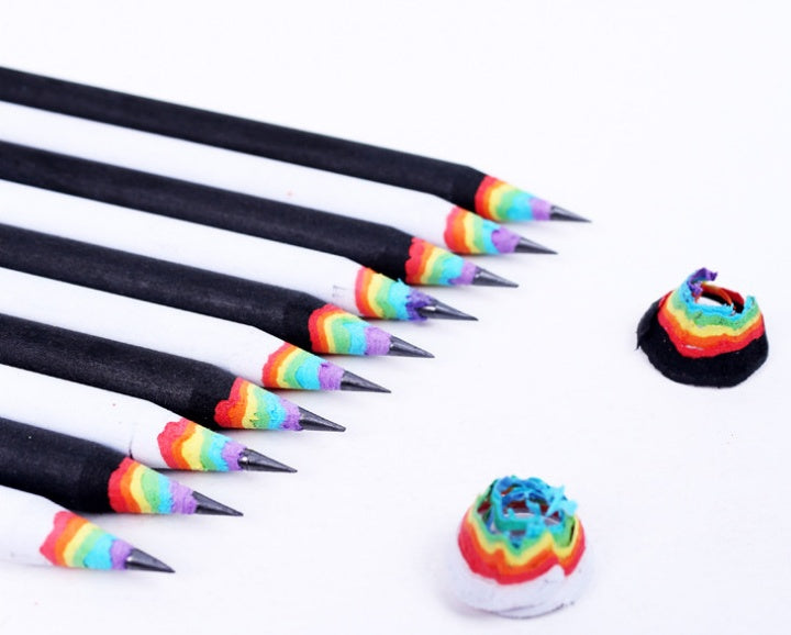 Rainbow HB Environmental Pencil, Creative Stationery