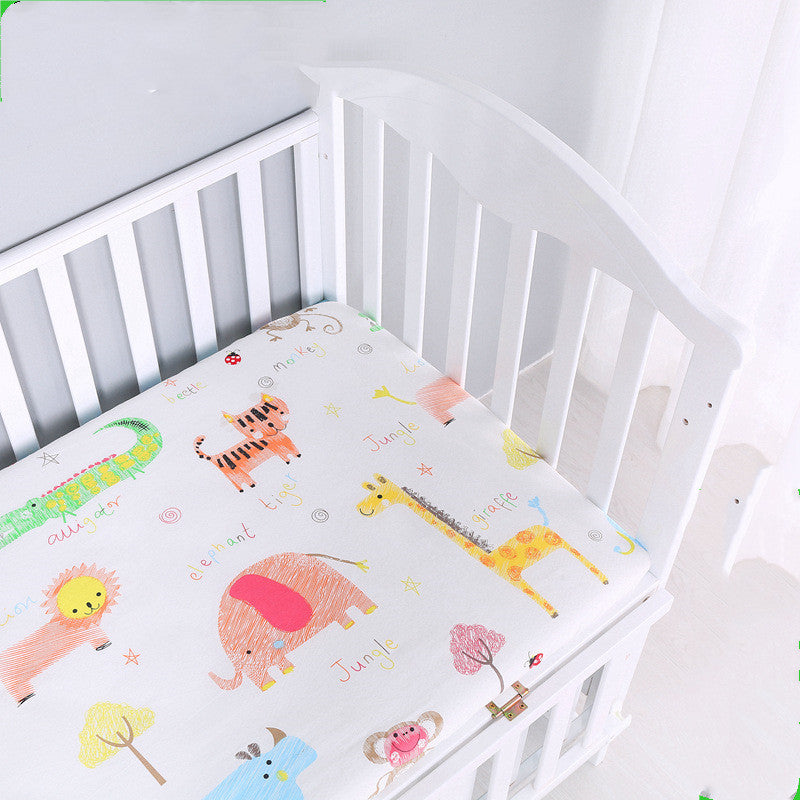 Baby Cot Cover, Children's Cotton Bedspread Mattress Cover