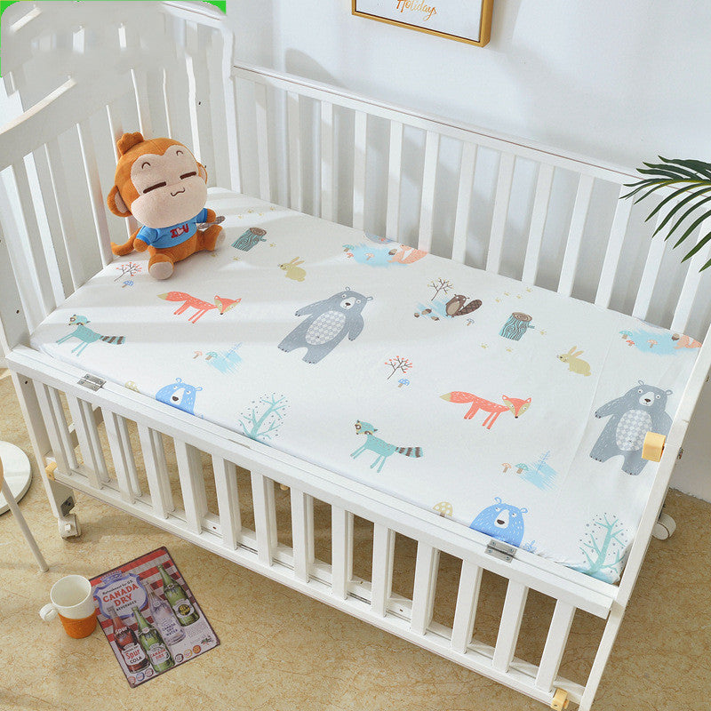 Baby Cot Cover, Children's Cotton Bedspread Mattress Cover