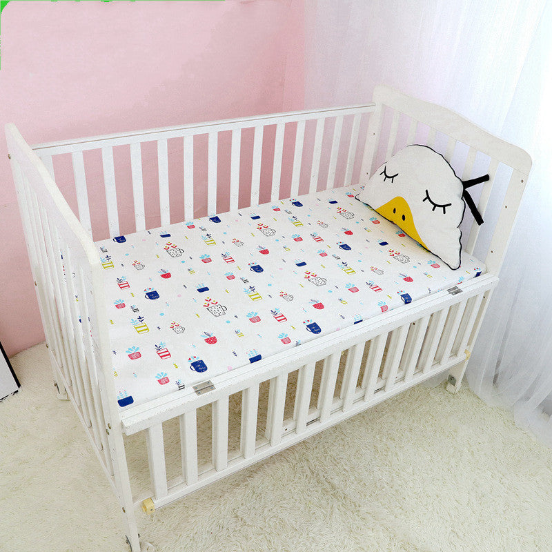 Baby Cot Cover, Children's Cotton Bedspread Mattress Cover