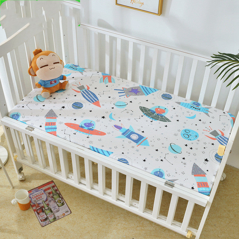 Baby Cot Cover, Children's Cotton Bedspread Mattress Cover