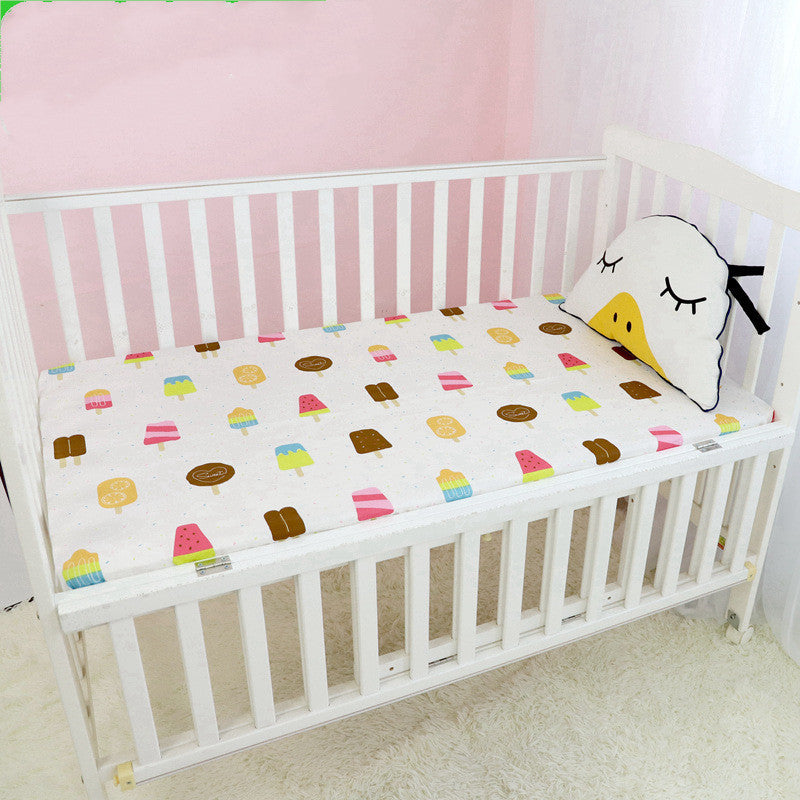 Baby Cot Cover, Children's Cotton Bedspread Mattress Cover