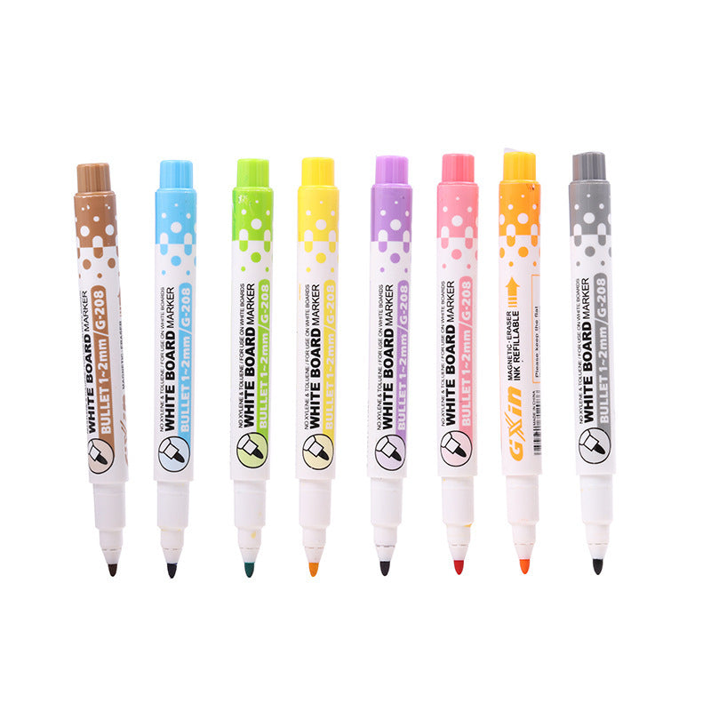 Eight-Color Erasable And Absorbable Whiteboard Painting