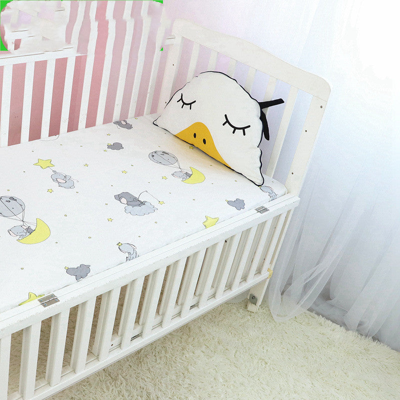 Baby Cot Cover, Children's Cotton Bedspread Mattress Cover