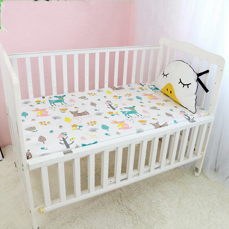 Baby Cot Cover, Children's Cotton Bedspread Mattress Cover