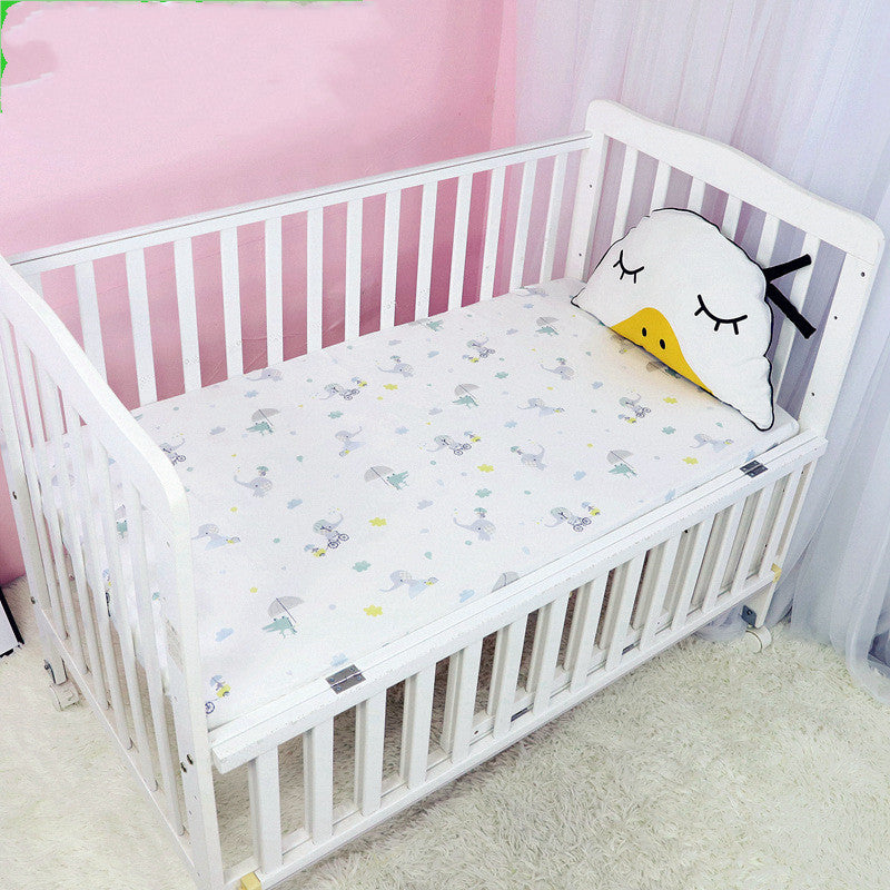 Baby Cot Cover, Children's Cotton Bedspread Mattress Cover