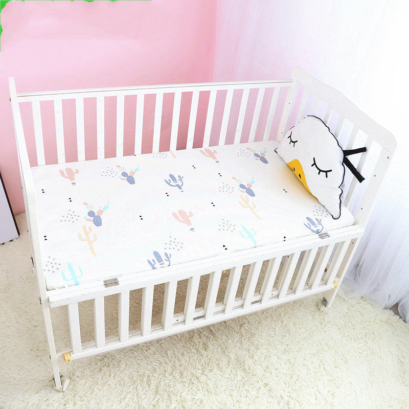 Baby Cot Cover, Children's Cotton Bedspread Mattress Cover