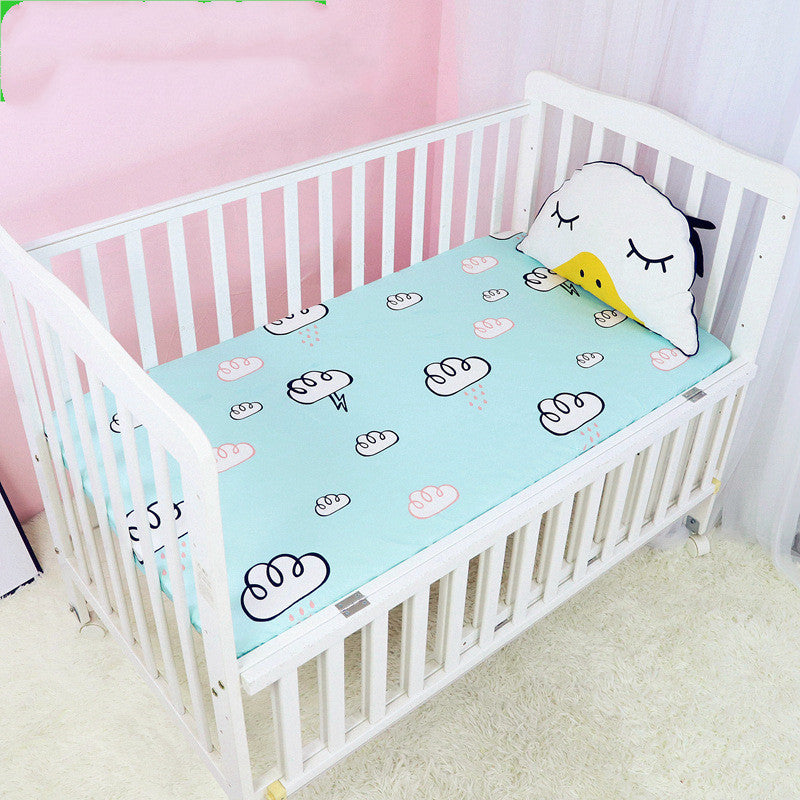 Baby Cot Cover, Children's Cotton Bedspread Mattress Cover