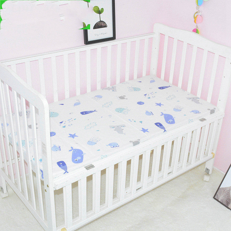 Baby Cot Cover, Children's Cotton Bedspread Mattress Cover