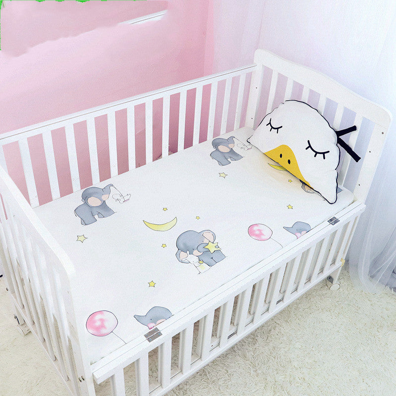 Baby Cot Cover, Children's Cotton Bedspread Mattress Cover