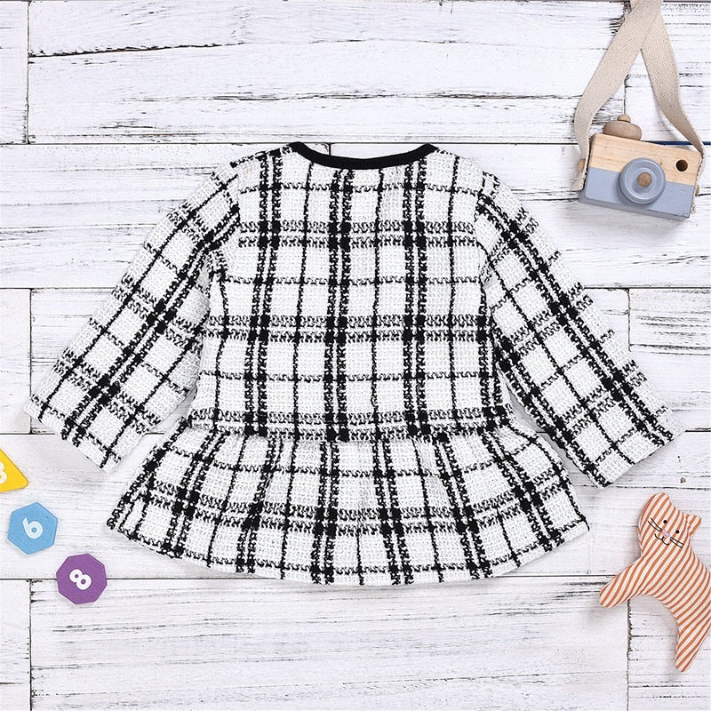 Long-sleeved Dresses, Two-piece Children's Baby Suit