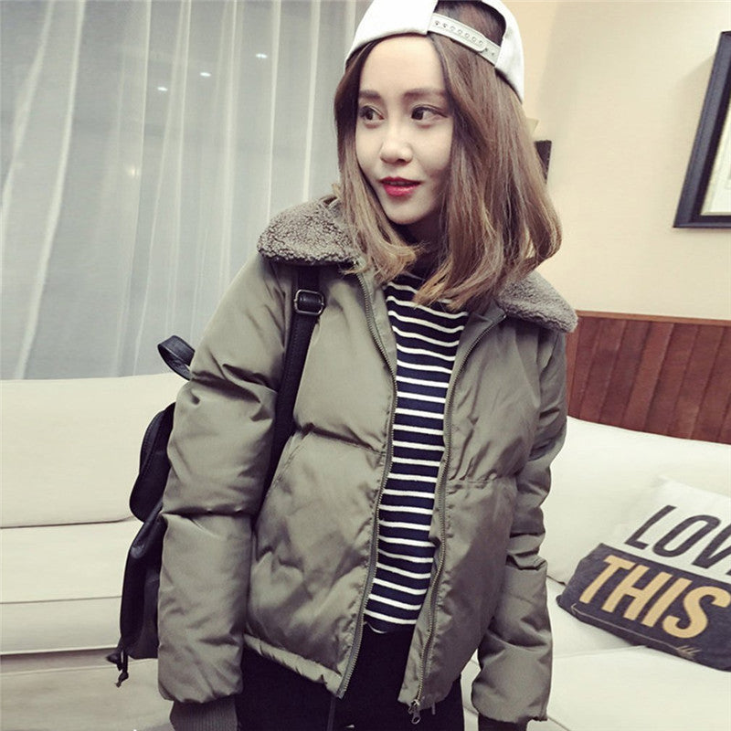 Women Outerwear, Short Casual Female Warm Parkas