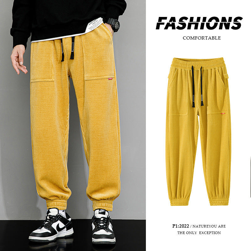 Loose All-matching Wide Leg Casual Sweatpants for Men