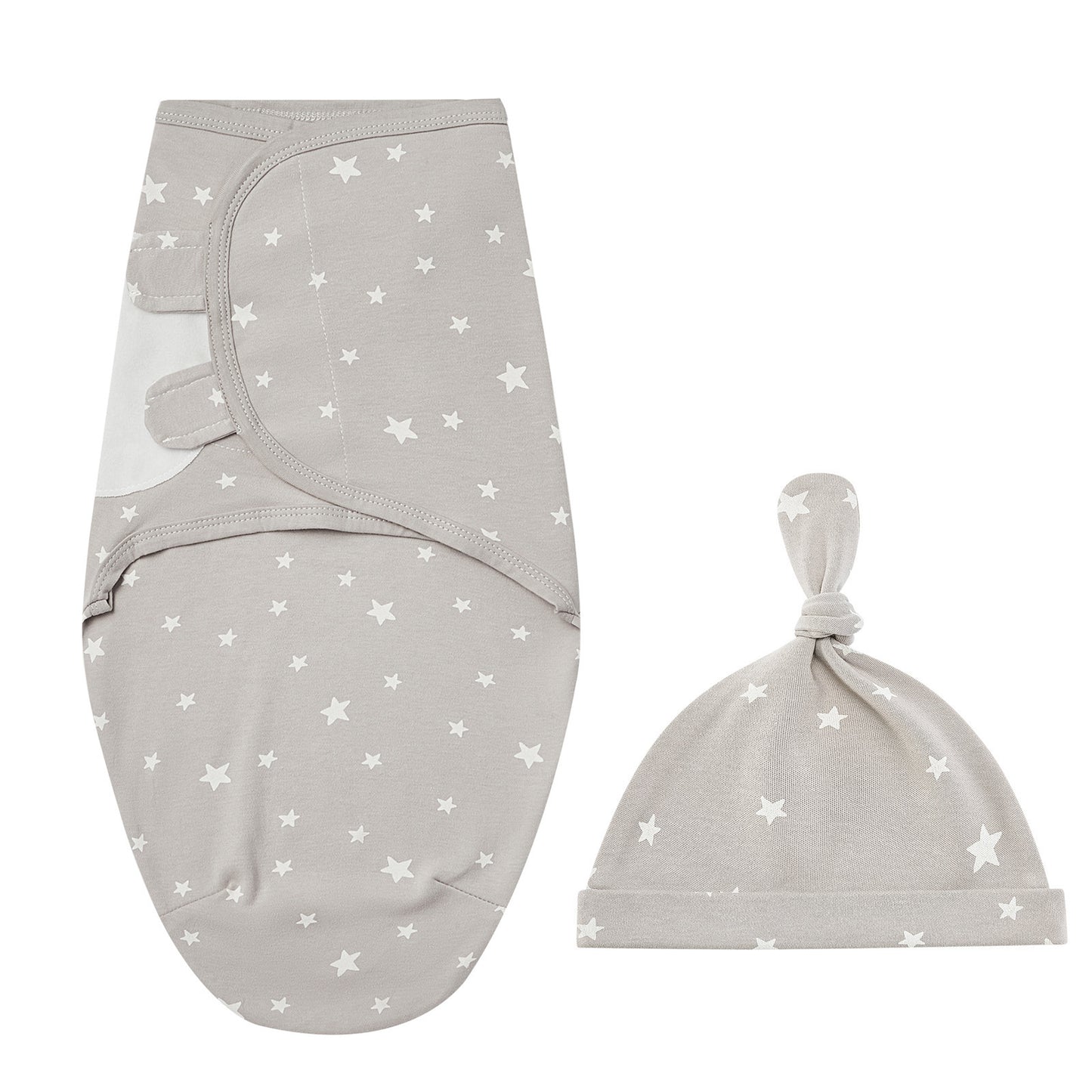 Cotton Baby Towel, Anti-startle Swaddling Sleeping Bag, Containing Beanie