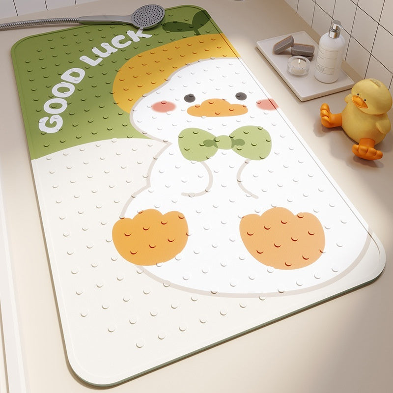 Home Bathroom Anti-slip Anti-fall Suction Cup Pad,Shower Room Foot Mat, Children's Bath Floor Mat