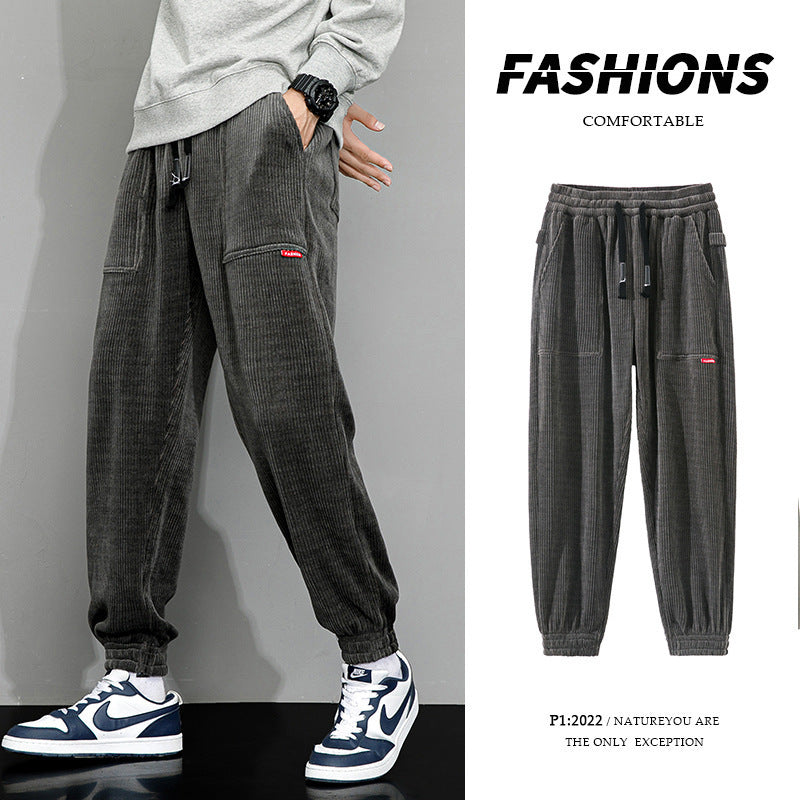 Loose All-matching Wide Leg Casual Sweatpants for Men