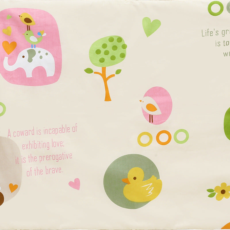 Cartoon cotton breathable and waterproof baby changing pad