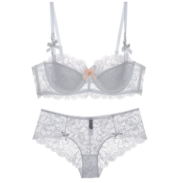 Lace Thin Cotton Underwear for Women Set