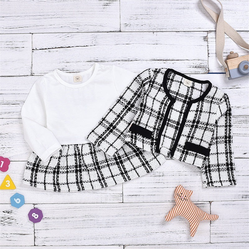 Long-sleeved Dresses, Two-piece Children's Baby Suit