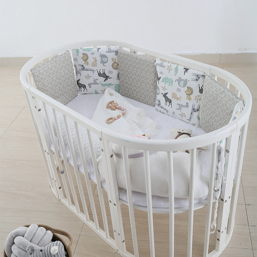 Cotton Crib Bed, Baby Anti-collision Kit