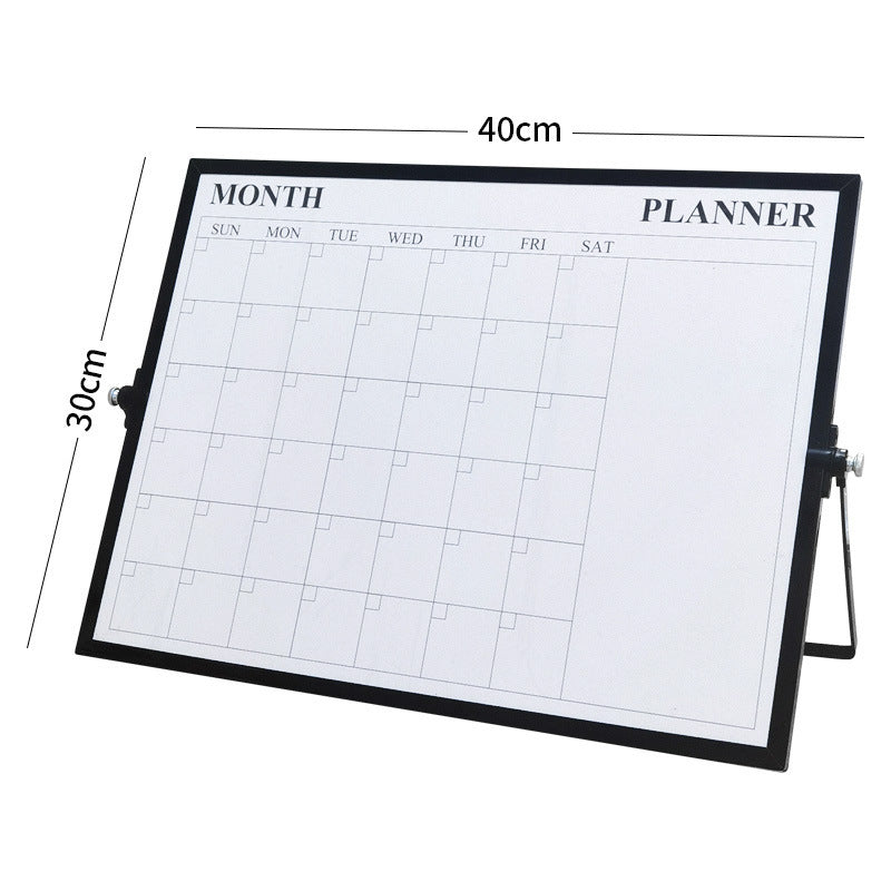 Home Office Double-sided Magnetic Desktop, Tiny Whiteboard