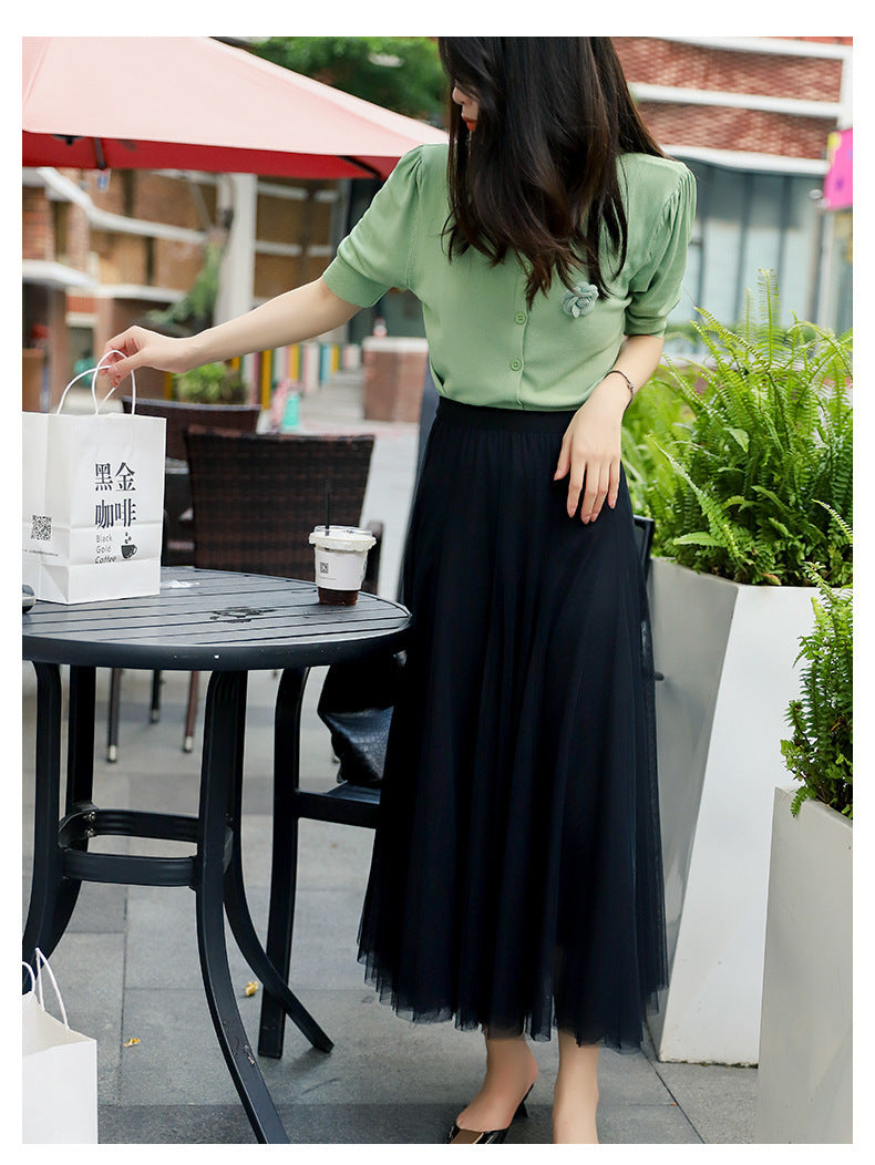 Fashion Gauzy Skirt For Women