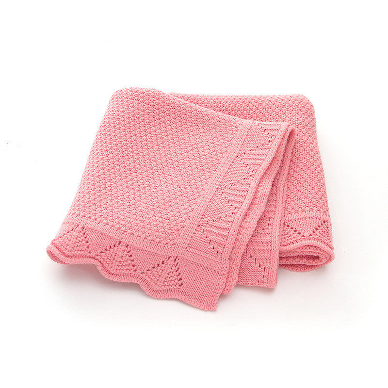 Knitted blanket, baby windproof cover