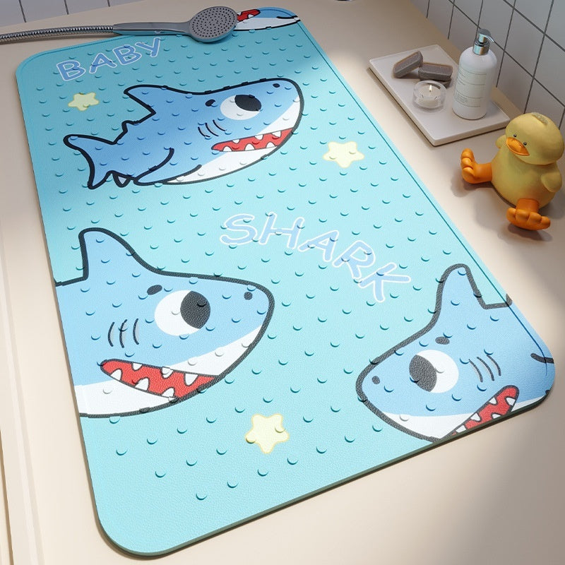 Home Bathroom Anti-slip Anti-fall Suction Cup Pad,Shower Room Foot Mat, Children's Bath Floor Mat