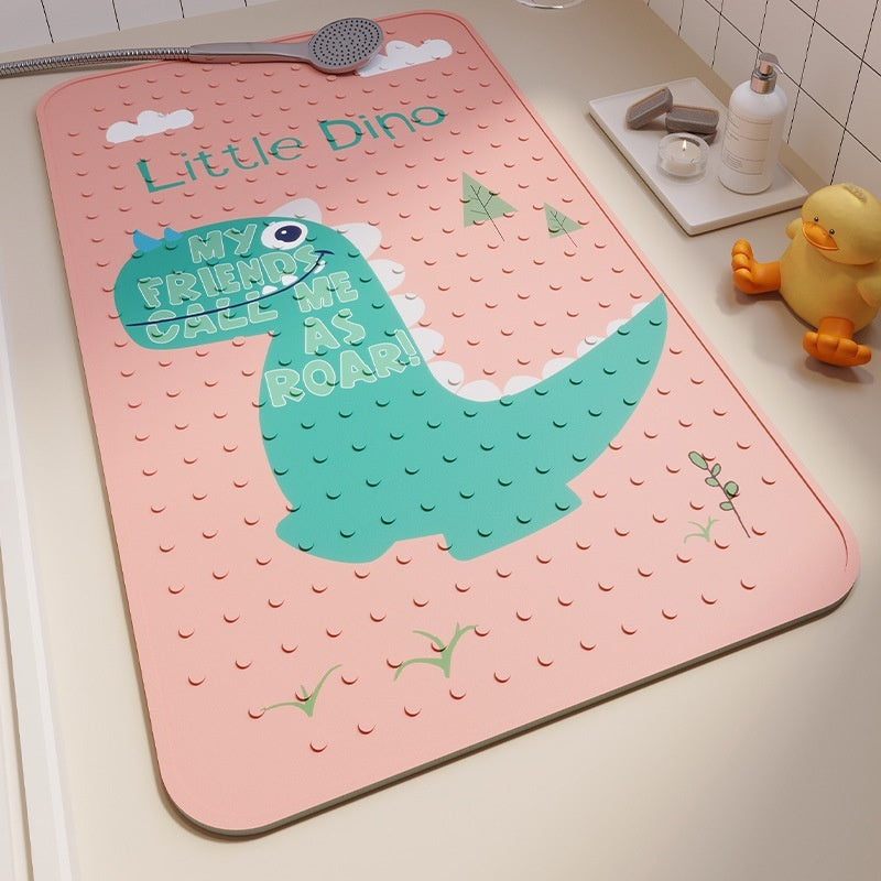 Home Bathroom Anti-slip Anti-fall Suction Cup Pad,Shower Room Foot Mat, Children's Bath Floor Mat