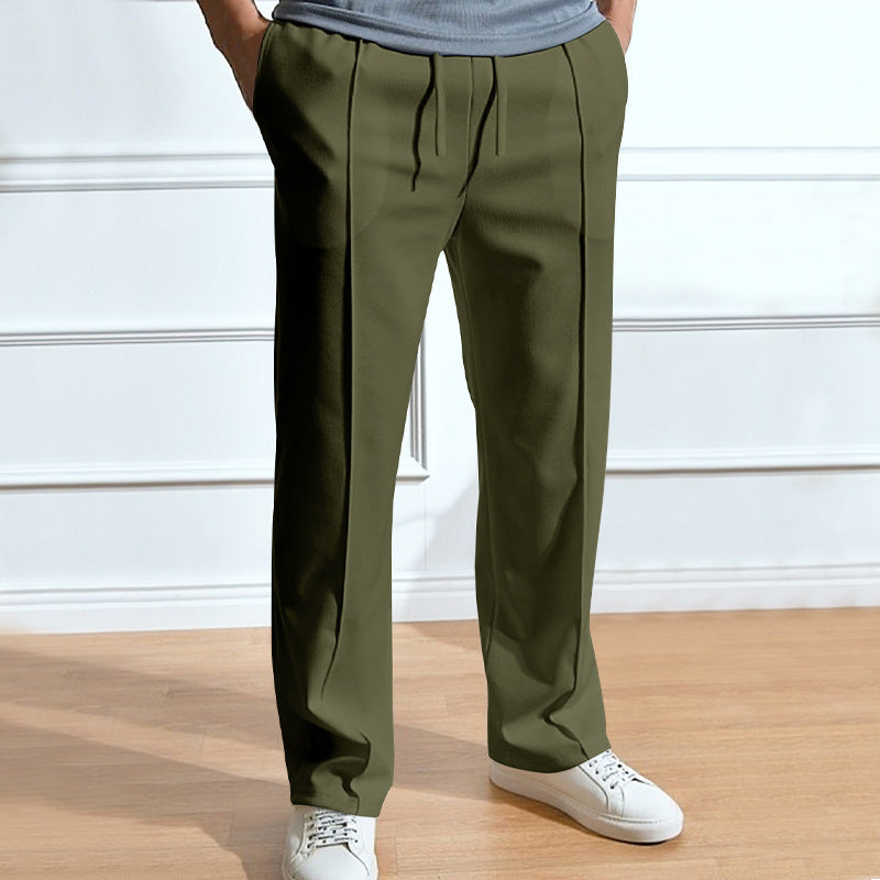 Casual Trousers, Loose Tight Rope Straight-leg Trousers for Men