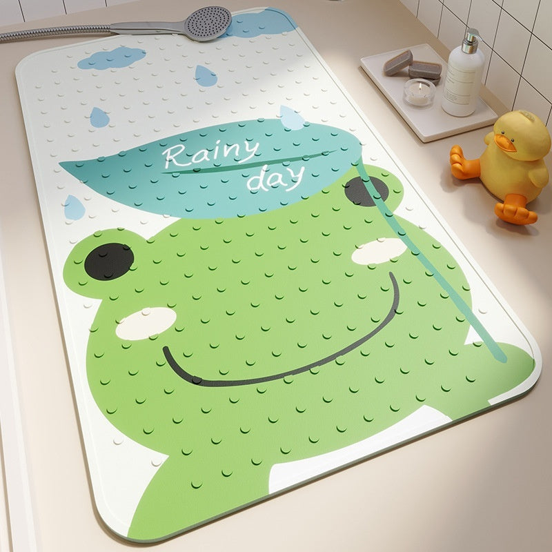 Home Bathroom Anti-slip Anti-fall Suction Cup Pad,Shower Room Foot Mat, Children's Bath Floor Mat