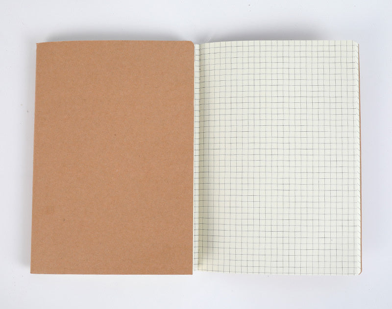 Leather Cover Thread Beige Eye Paper, Soft Copy Notebook