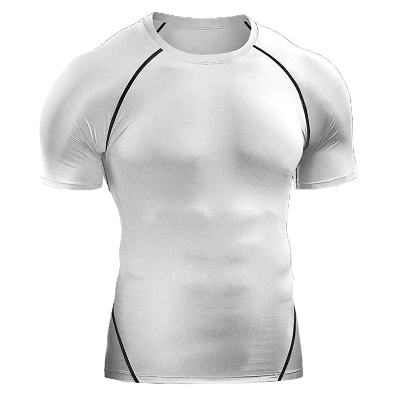 Workout Clothes, Short Sleeve Men's Quick Drying Clothes