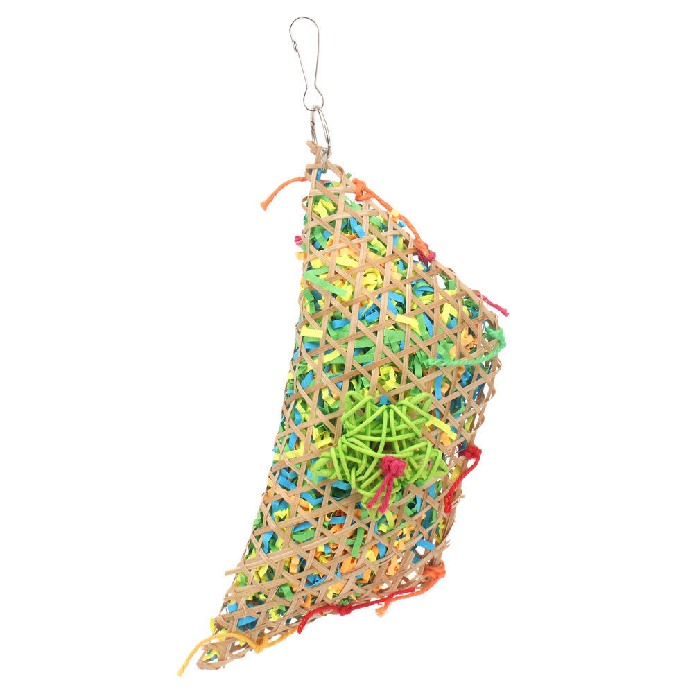 Bamboo Drawn Parrot Toy, Bird Supplies