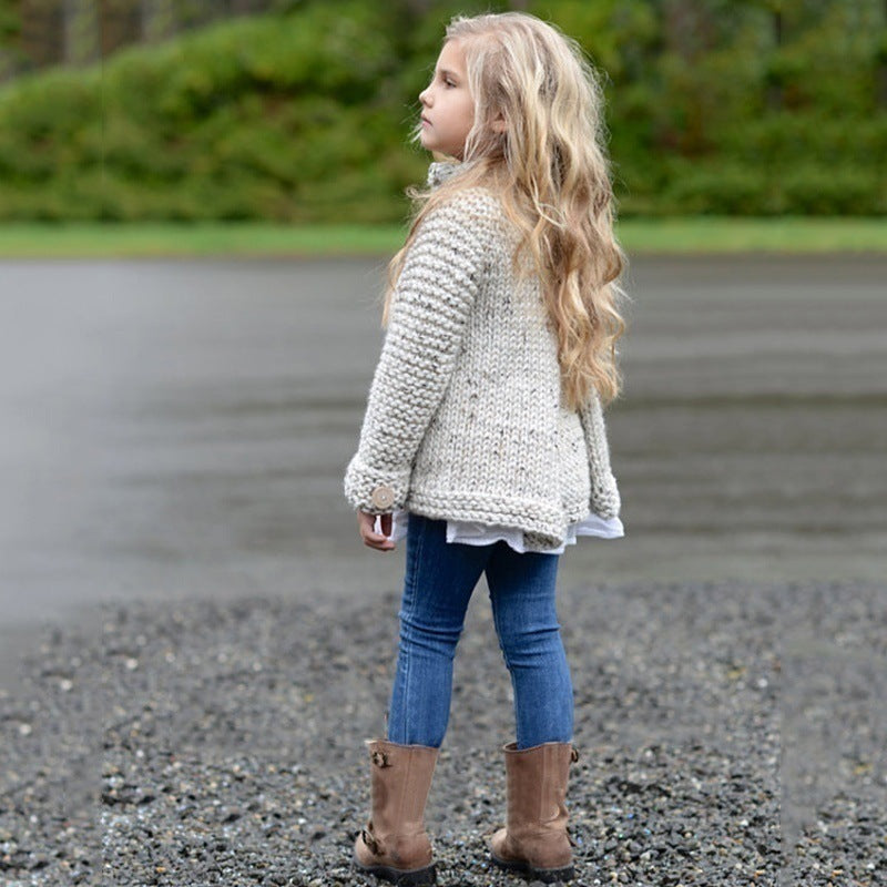 Girls cardigan sweater