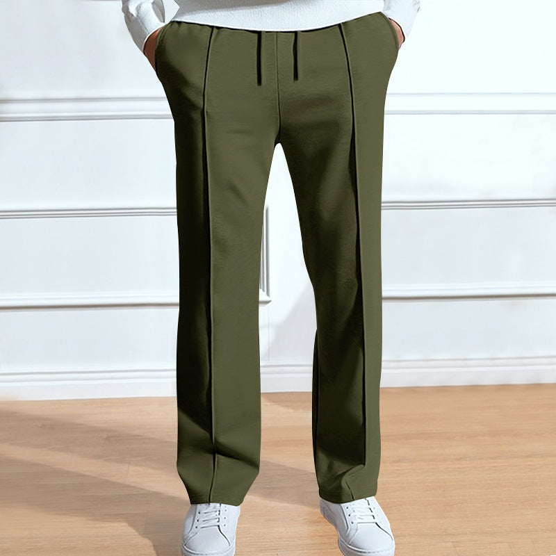 Casual Trousers, Loose Tight Rope Straight-leg Trousers for Men