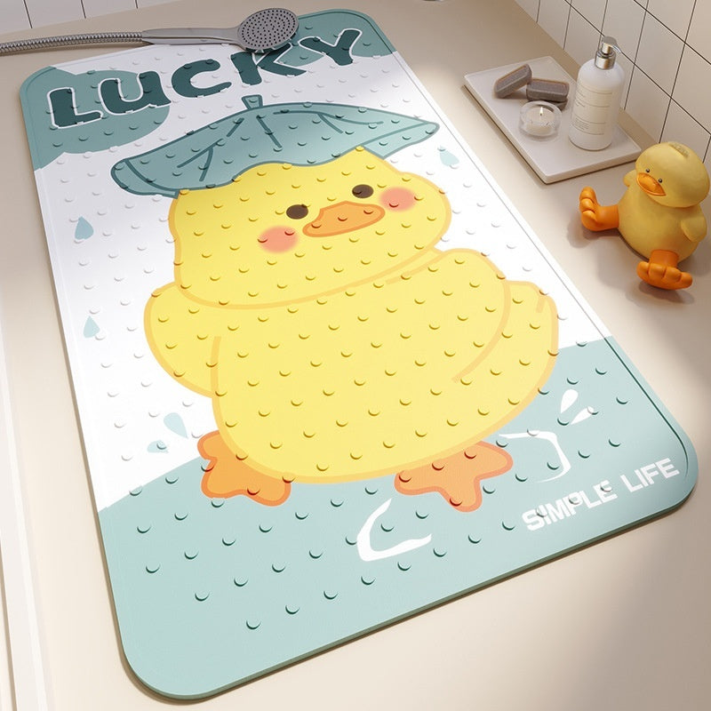 Home Bathroom Anti-slip Anti-fall Suction Cup Pad,Shower Room Foot Mat, Children's Bath Floor Mat