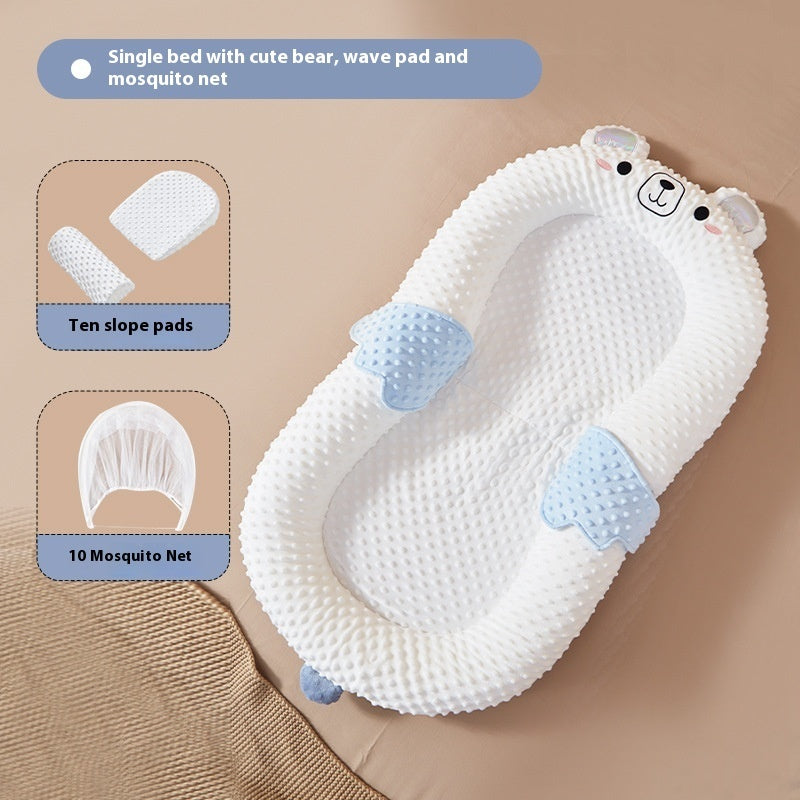 Baby Suit Newborn Bionic Bed, Movable Portable Baby Bed