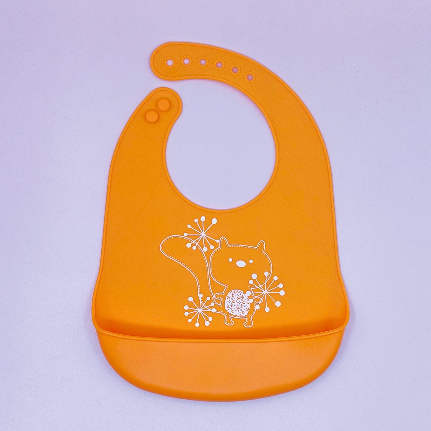 Creative Baby Cartoon Printed Silicone Bib