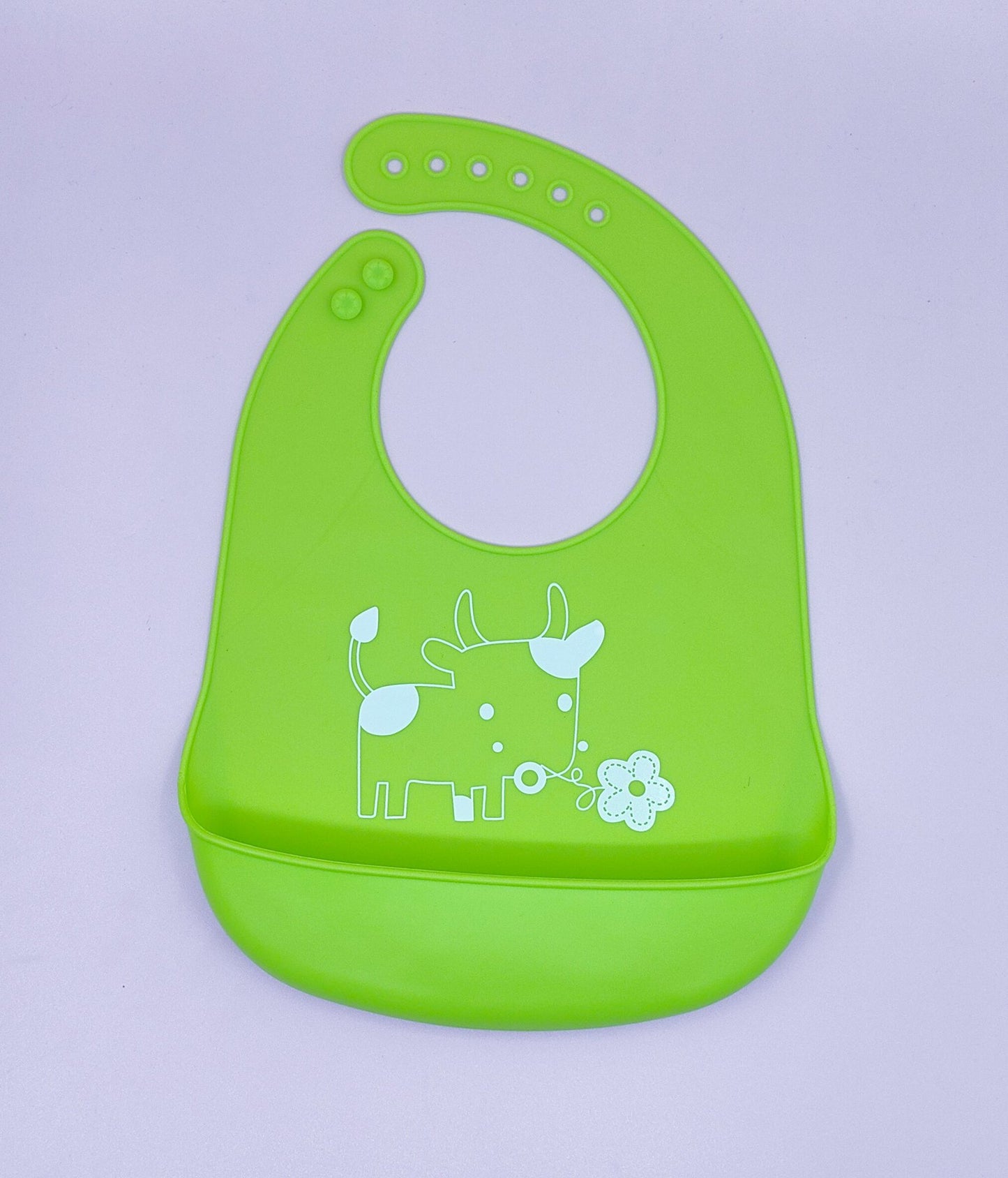 Creative Baby Cartoon Printed Silicone Bib