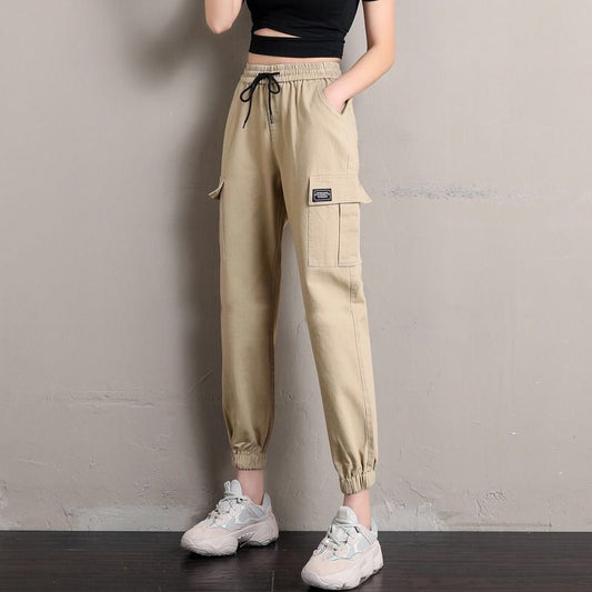 Handsome Women's High Waist Loose Trousers