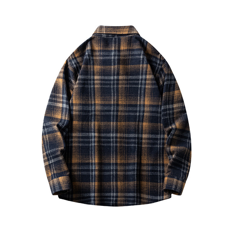 Men's Autumn And Winter Long-sleeved Shirt, Casual Flannel Shirt for Men