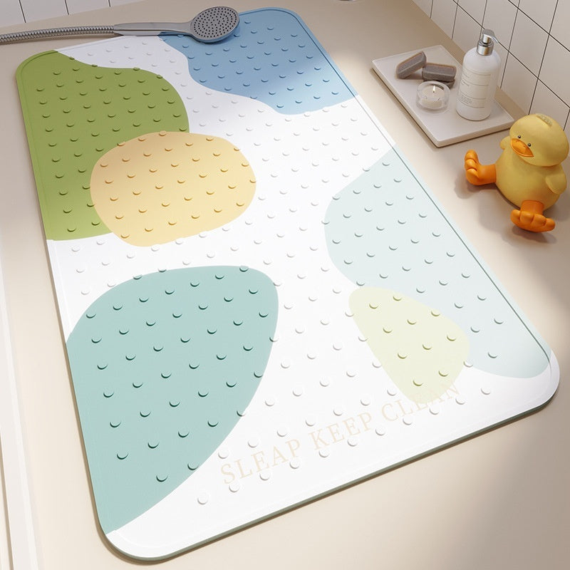 Home Bathroom Anti-slip Anti-fall Suction Cup Pad,Shower Room Foot Mat, Children's Bath Floor Mat